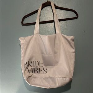 Mary's Bridal White Tote Bag Classic Design